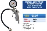 PISTOLA GONFIAGGIO SPECIALE MANOMETRO DIAMETRO 63